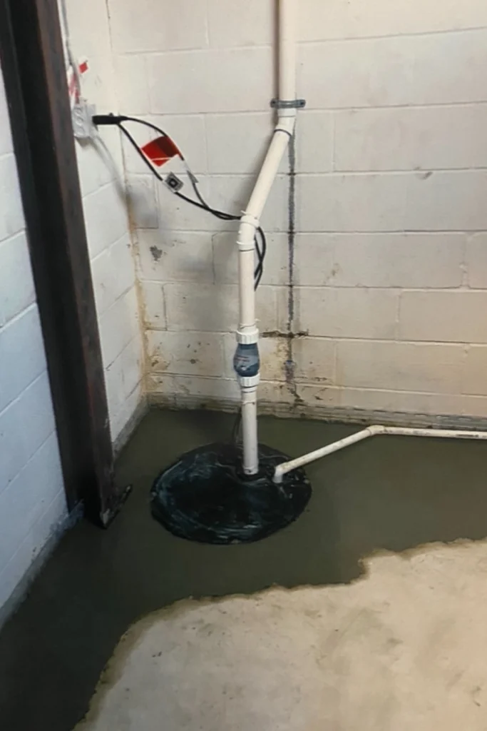 Basement Pipe System